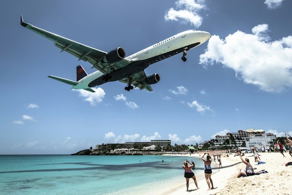 Iconic view of Sint Maarten