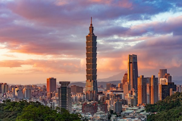 Iconic view of Taiwán